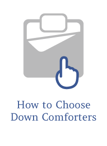 How to choose down comforters