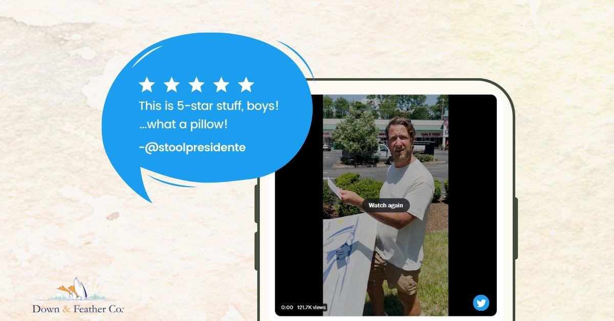 Twitter @stoolpresidente reviews our feathers featured image