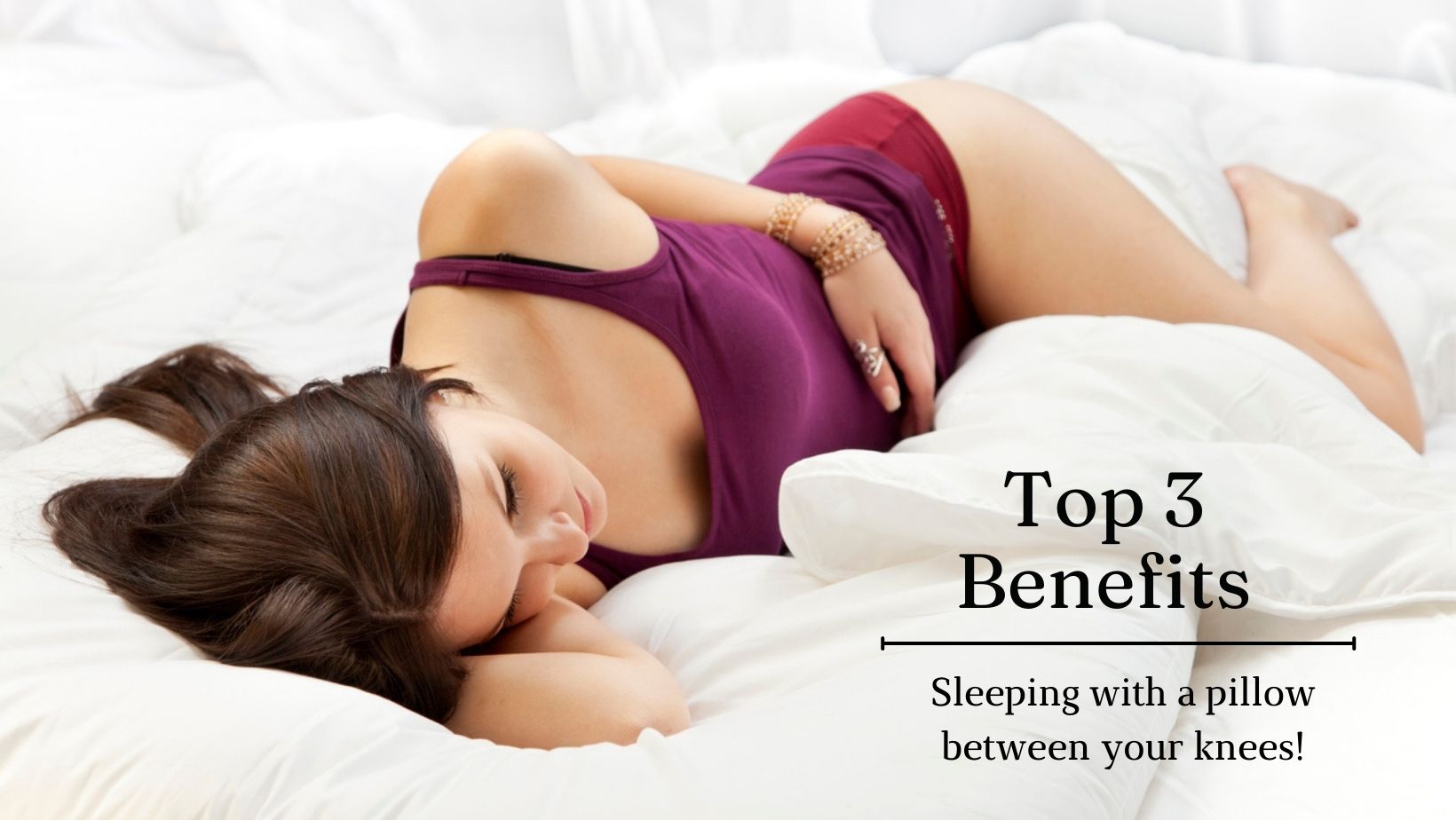 Sleeping with a Pillow Between Your Knees: Top 3 Benefits featured image