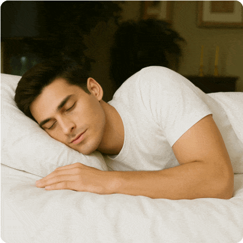 Thumbnail 2: Man side sleeping GIF