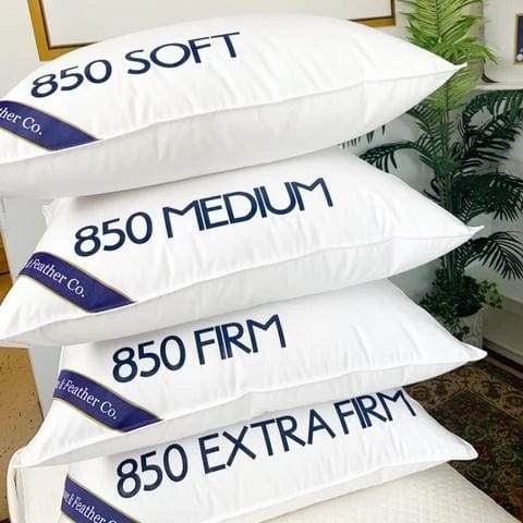 Snuggle Soft 850 Fill Goose Down Pillows